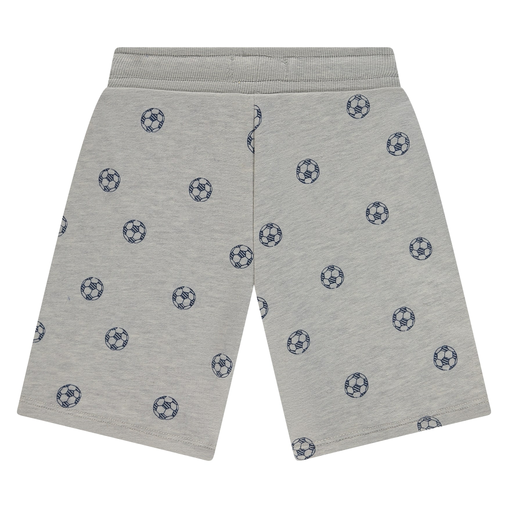 short de jogging coupe large garçon gris clair chiné