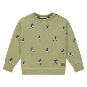 sweat garçon vert