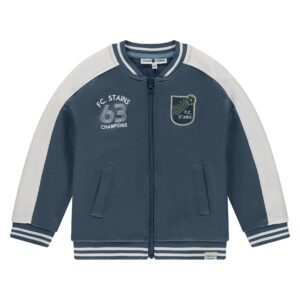 veste zippée garçon bleu d’eau