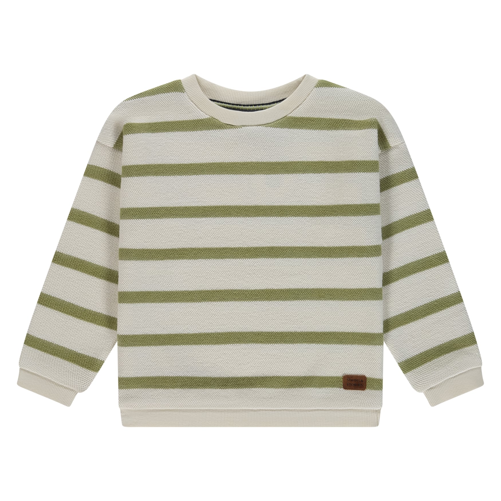 sweat garçon vert