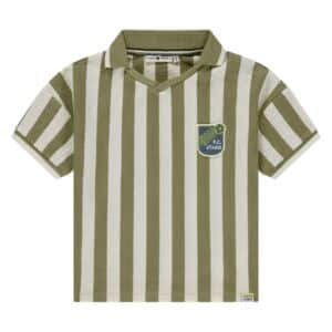 t shirt manches courtes coupe large garçon bleu d’eau