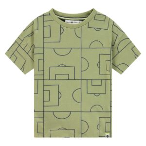t shirt manches courtes garçon vert