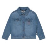 veste en jean fille bleu denim