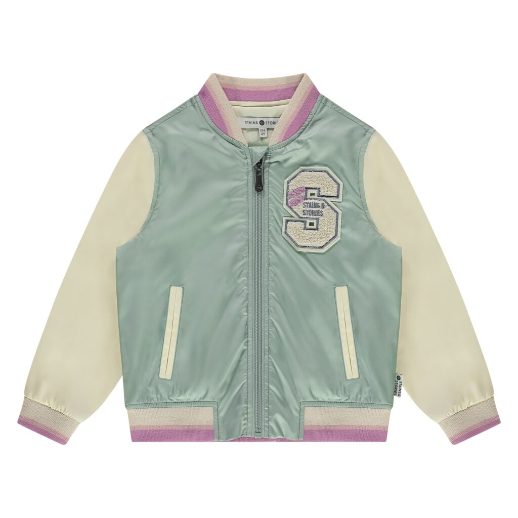 gilet fille vert menthe