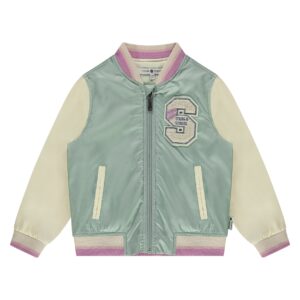 gilet fille vert menthe