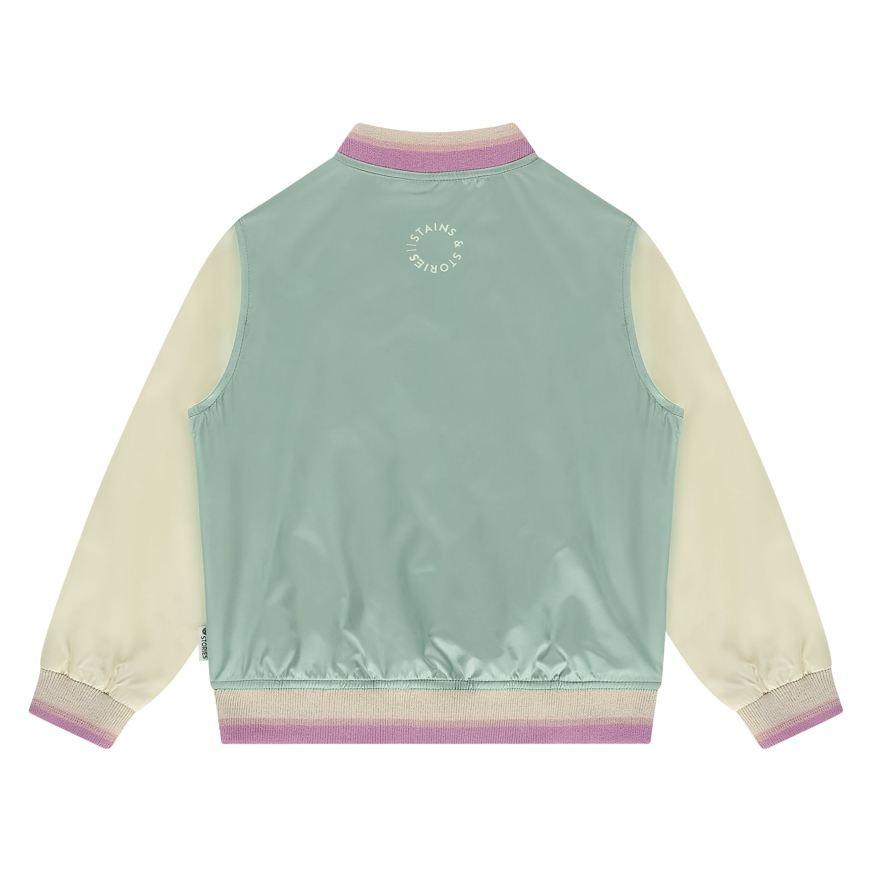 gilet fille vert menthe
