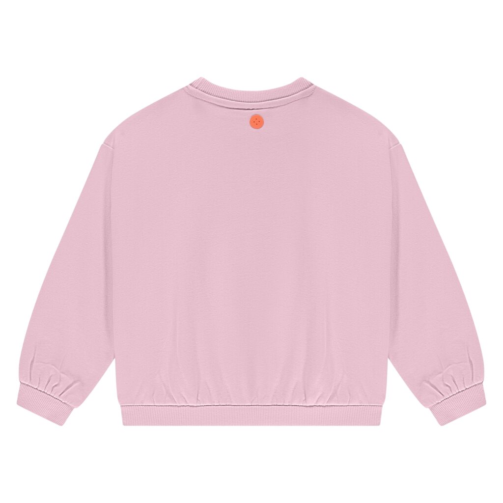 sweat fille rose poudré