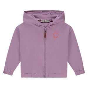 gilet sweat fille lilas