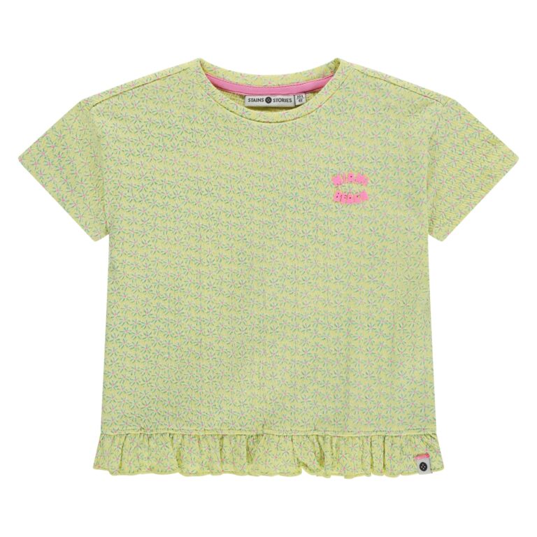t shirt fille vanille