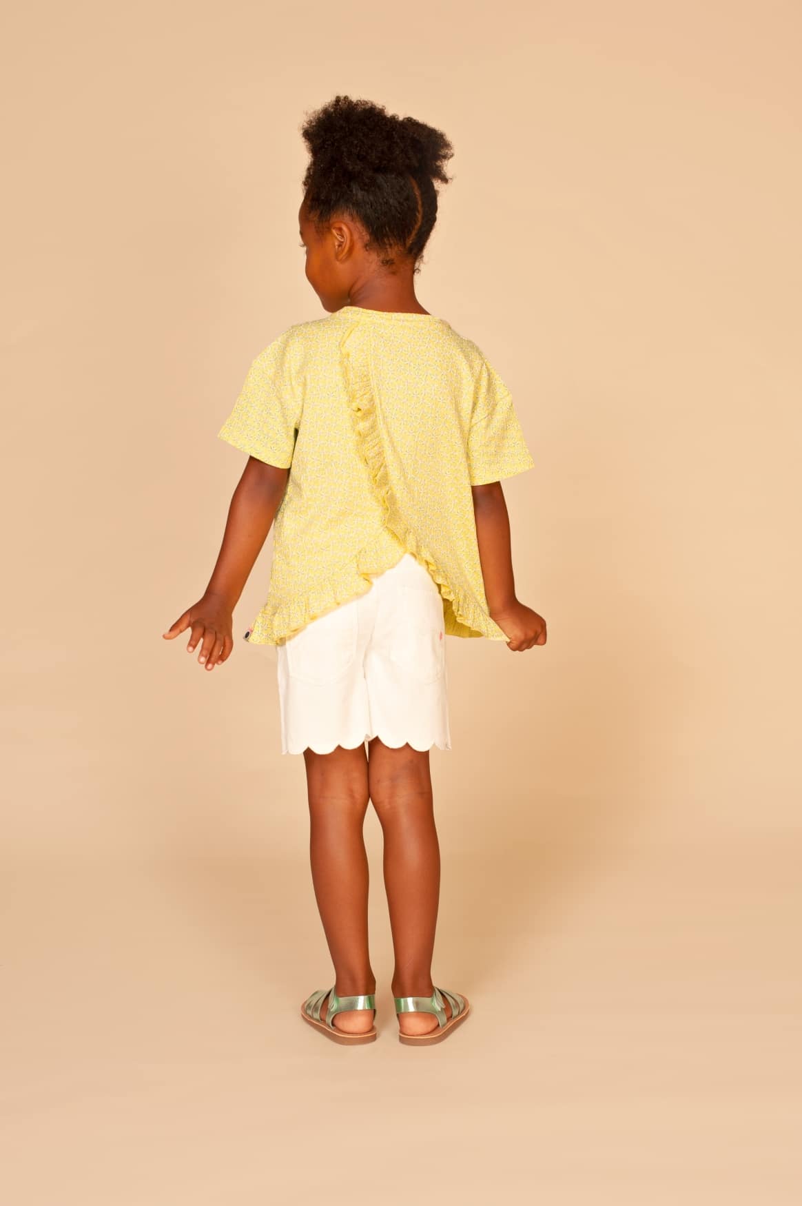 t shirt fille vanille
