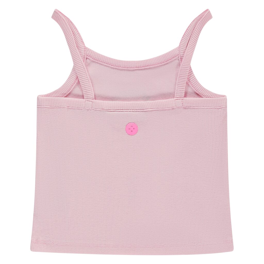 débardeur fille rose poudré