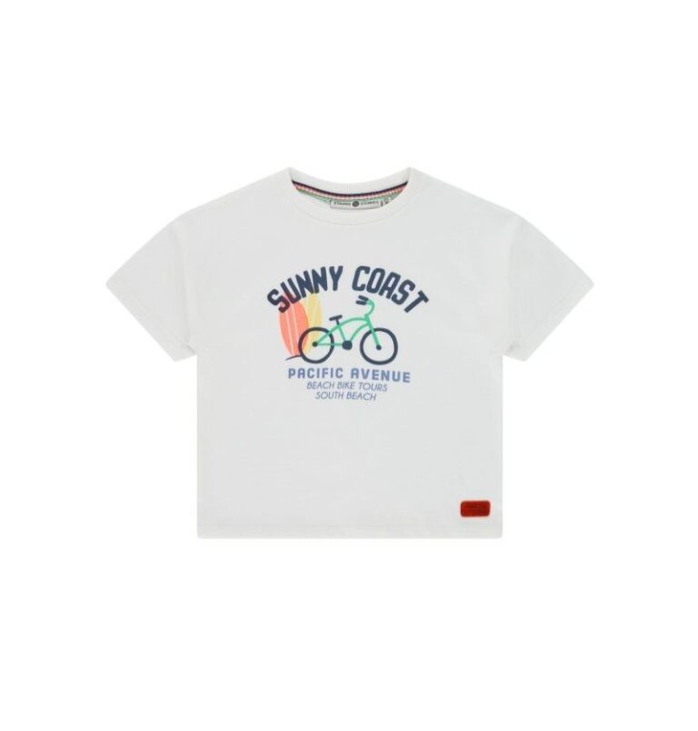 t shirt garçon blanc