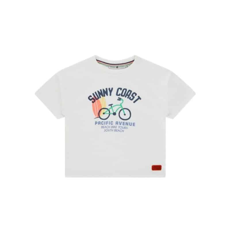 t shirt garçon blanc