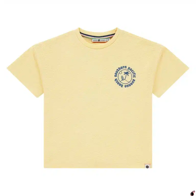 t shirt garçon jaune
