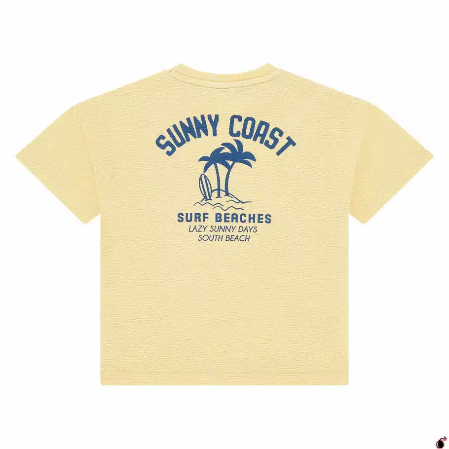 t shirt garçon jaune