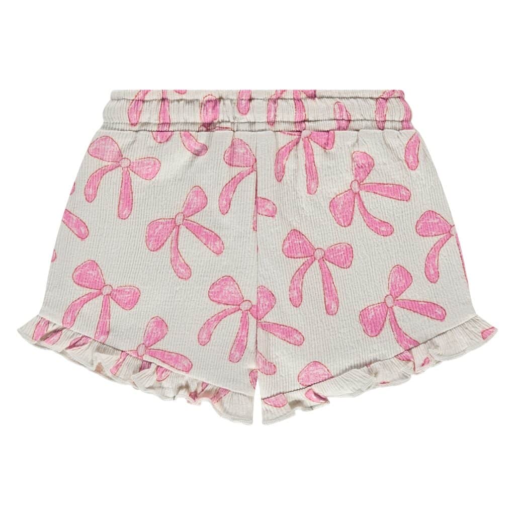 short bébé fille noeuds