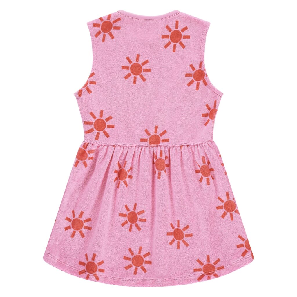 robe manches courtes fille rose poudré (copie)