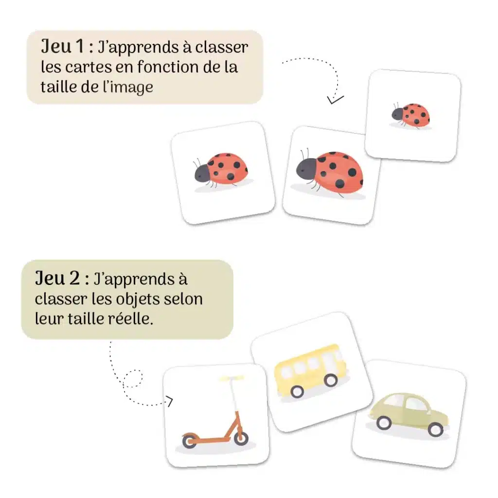 atelier gigogne classer par ordre de taille