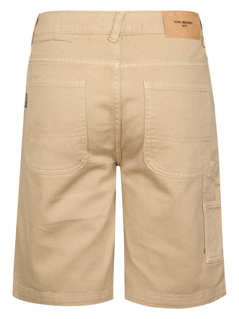 short beige chino