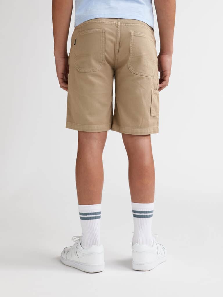 short beige chino