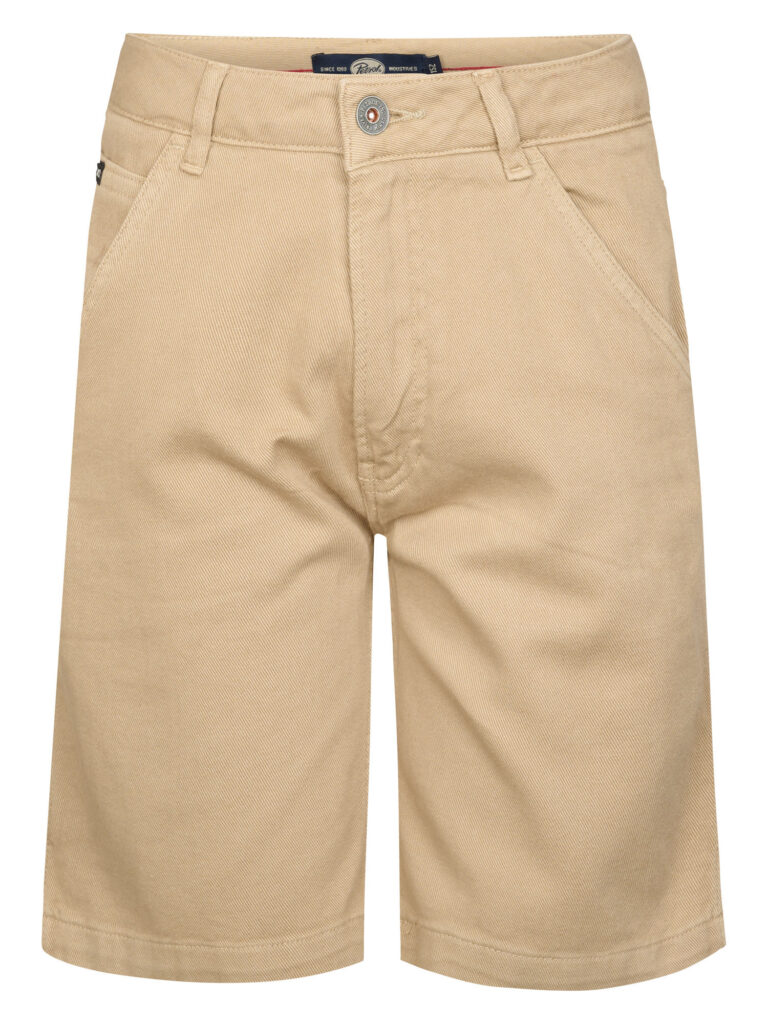short beige chino
