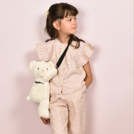 histoire d'ours sac bandouliere ours en peluche ivoire