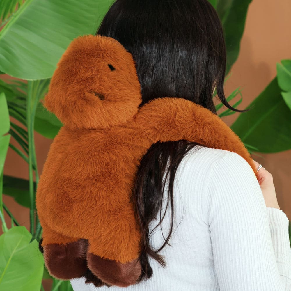 peluche lestée capybara 50 cm podcoll