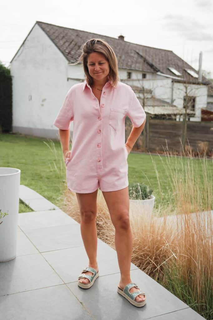 t shirt rose "homard "