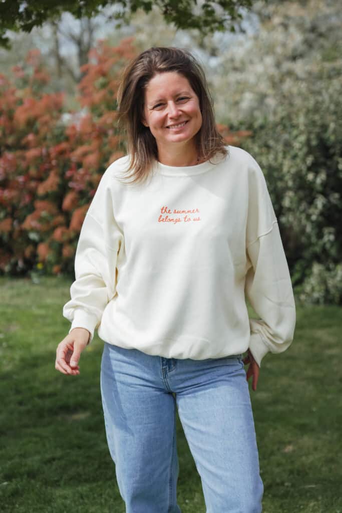 sweat "homard" vanille