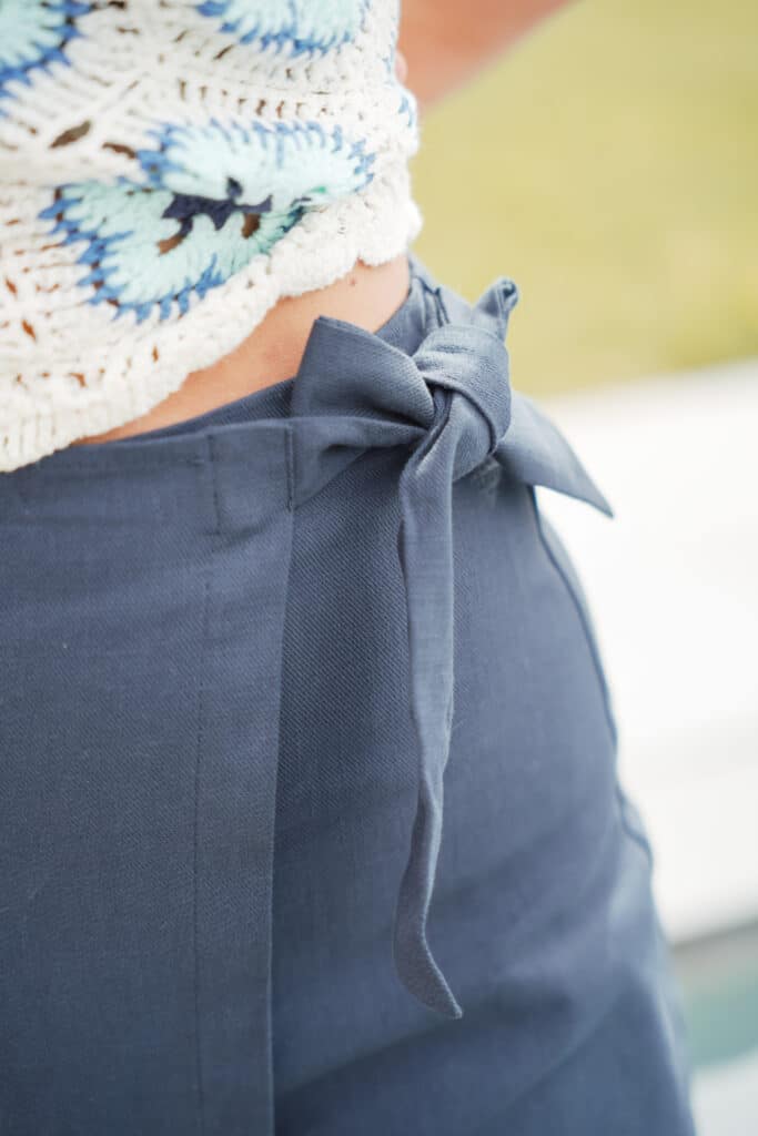 jupe short bleu marine