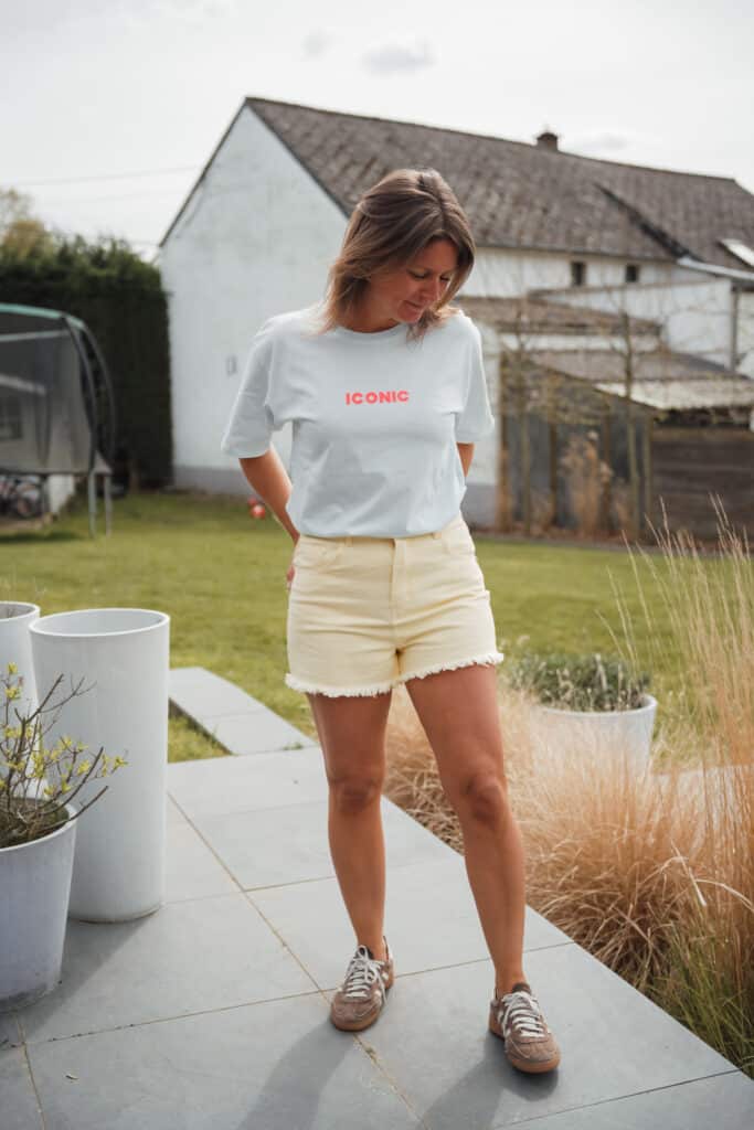 t shirt iconic bleu ciel