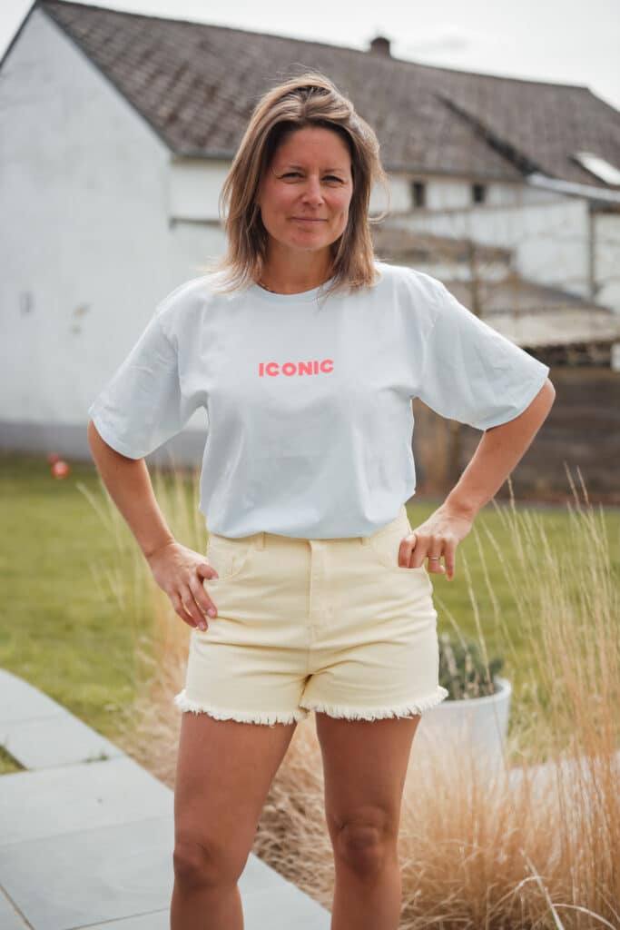 t shirt iconic bleu ciel