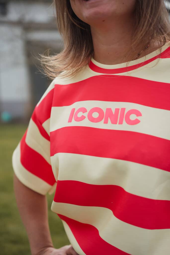 t shirt iconic jaune& rouge