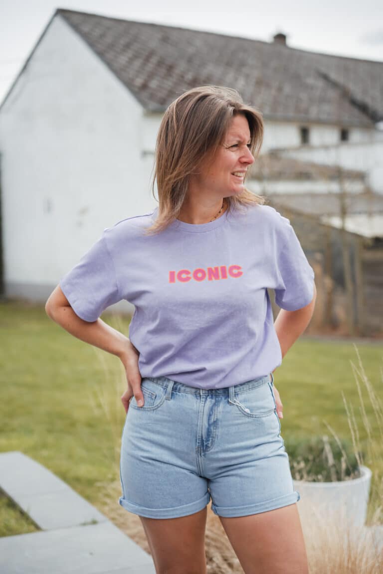 t shirt iconic jaune