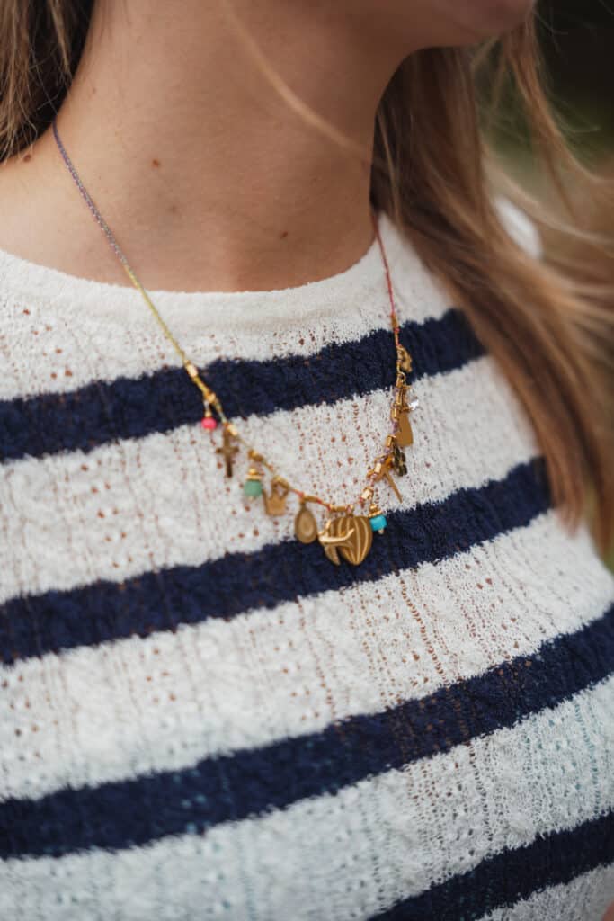 t shirt en maille marinière