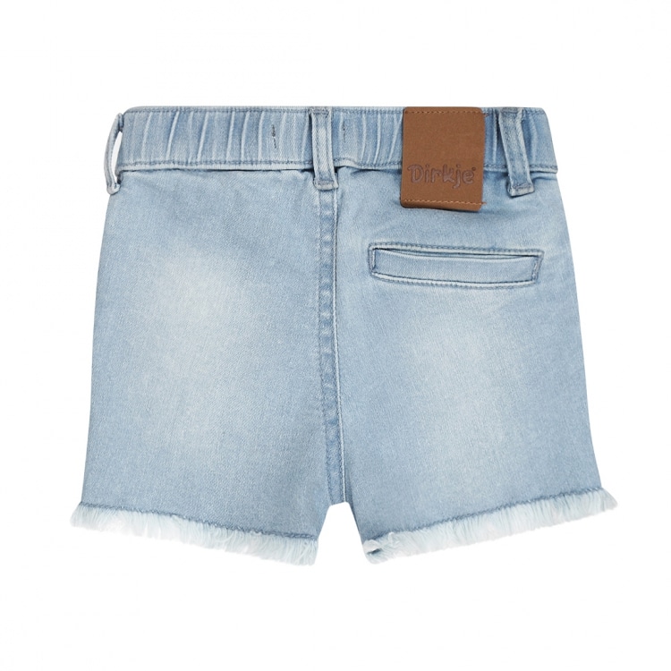 short en jeans effiloché