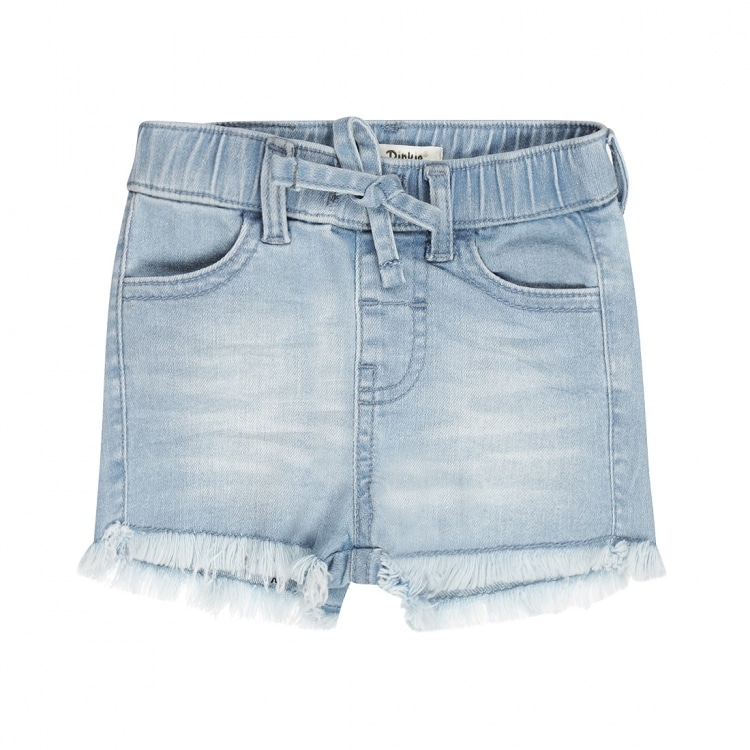 short en jeans effiloché