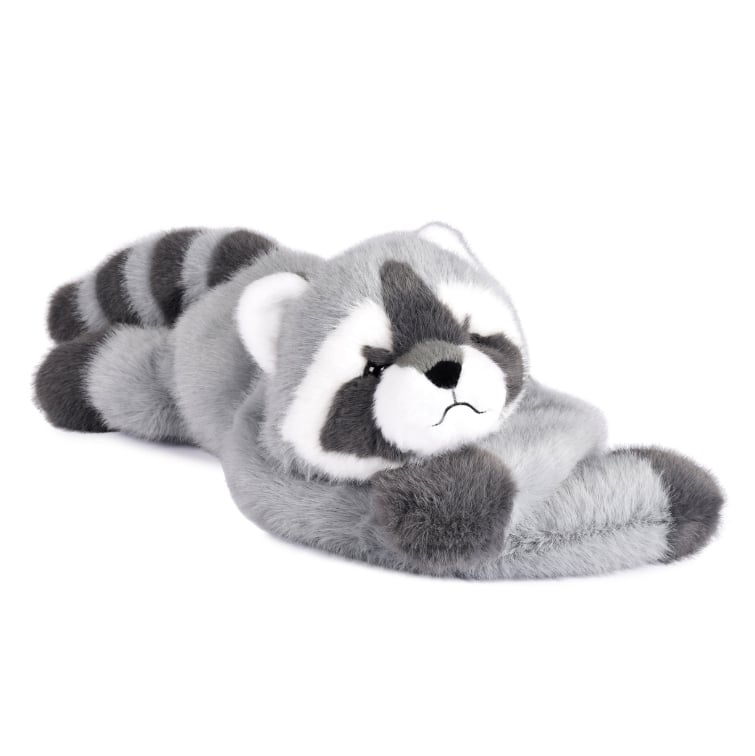 peluche lestée raton laveur 50 cm podcoll