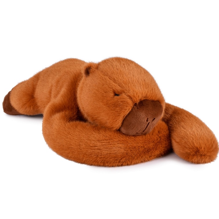 peluche lestée capybara 50 cm podcoll