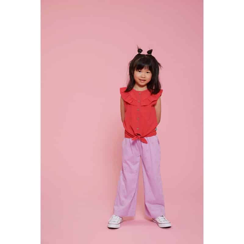 pantalon évasé en velours rouge (copie)