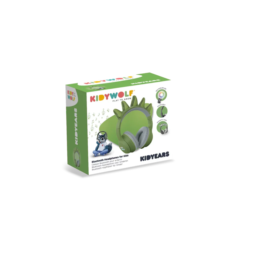 kidywolf casque bluetooth vert