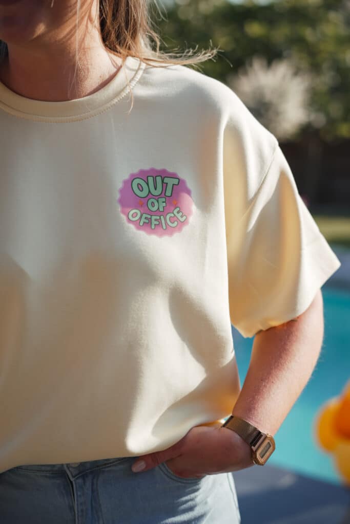 t shirt blanc mare
