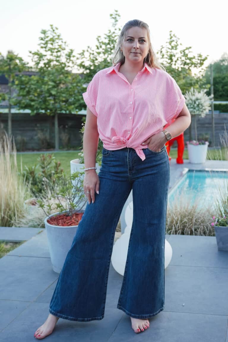 short rose en lin