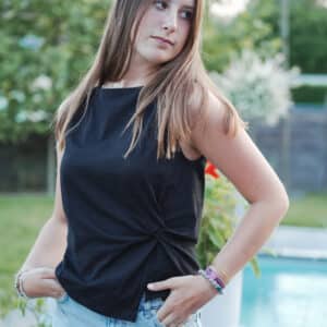 t shirt blanc ciao bella
