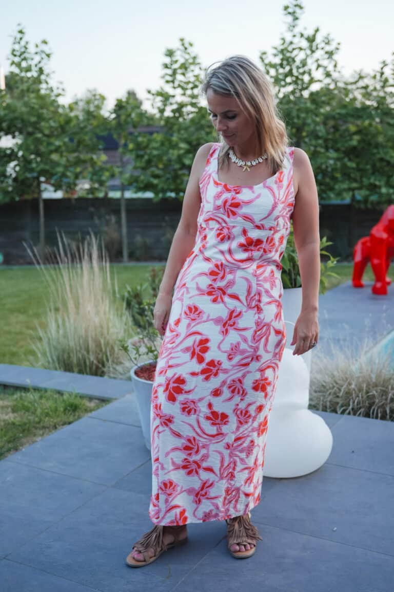 short rose en lin