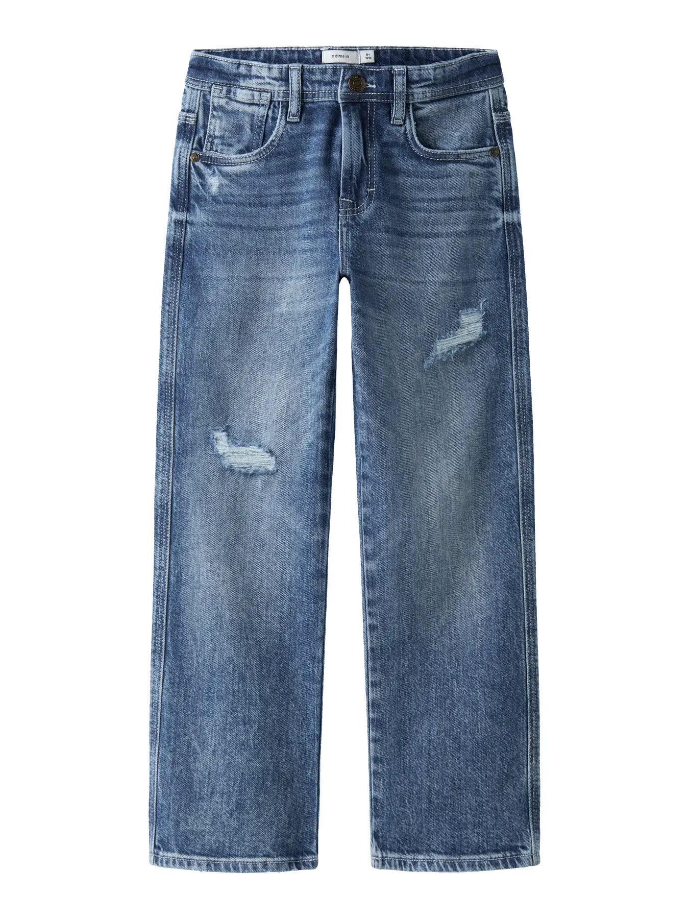 jeans coupe droite medium blue