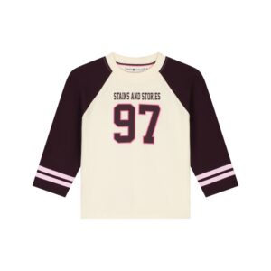 t shirt manches longues fille bordeaux