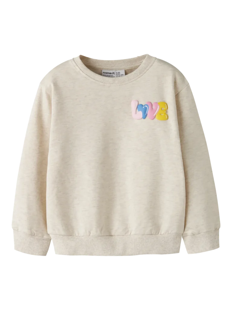 sweat ecru "love"