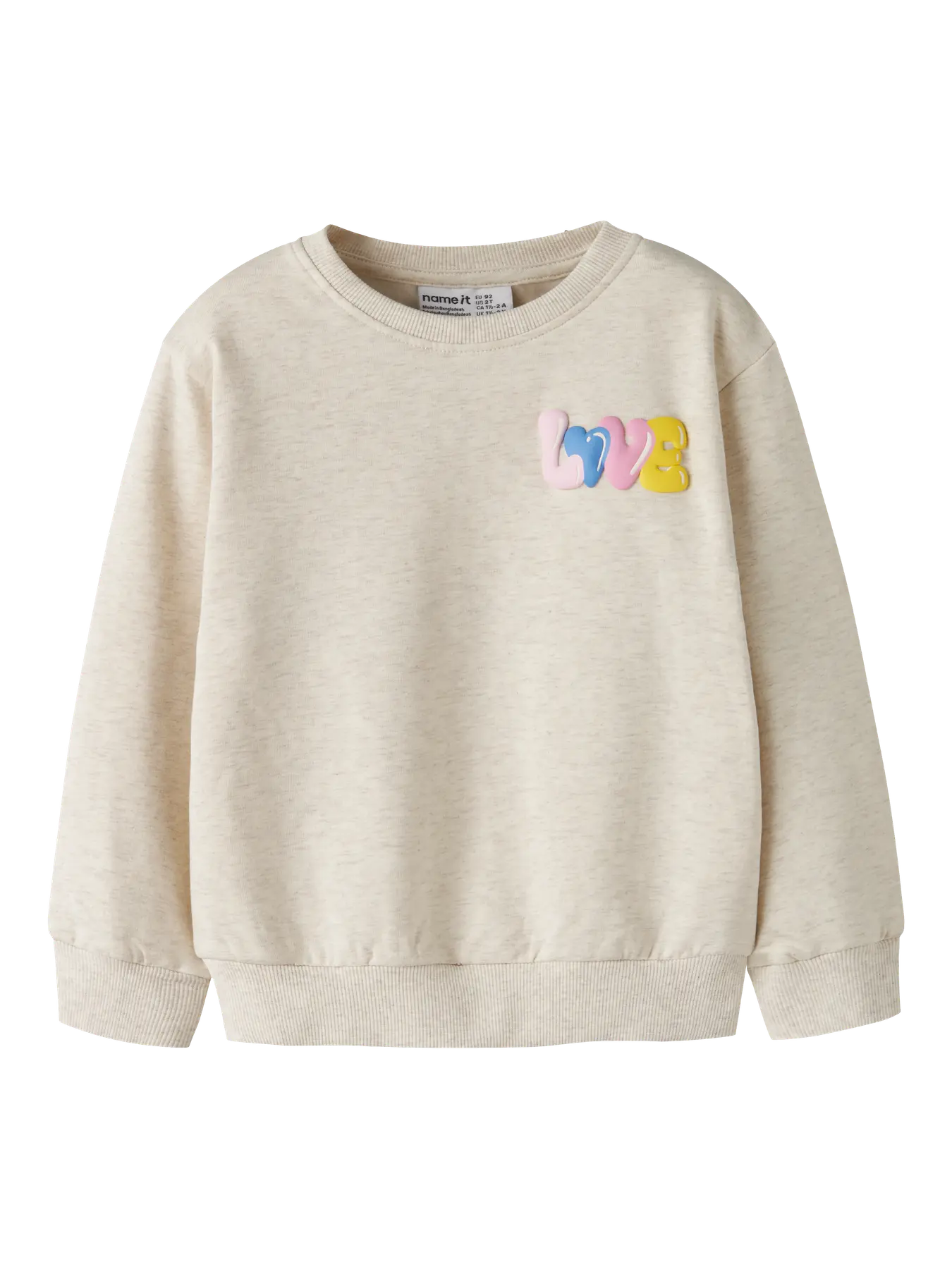 sweat ecru "love"