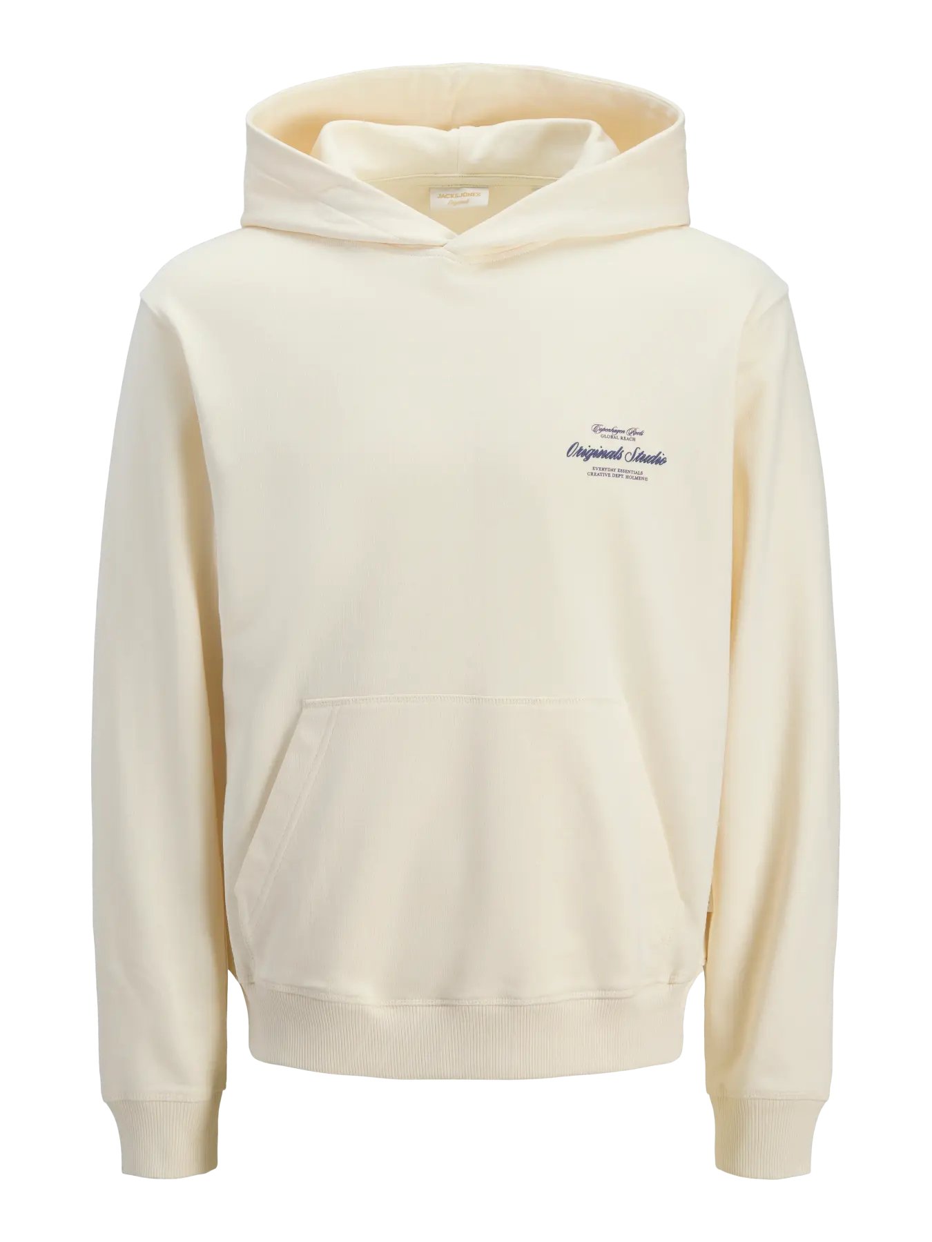 sweat à capuche jj "originals" beige
